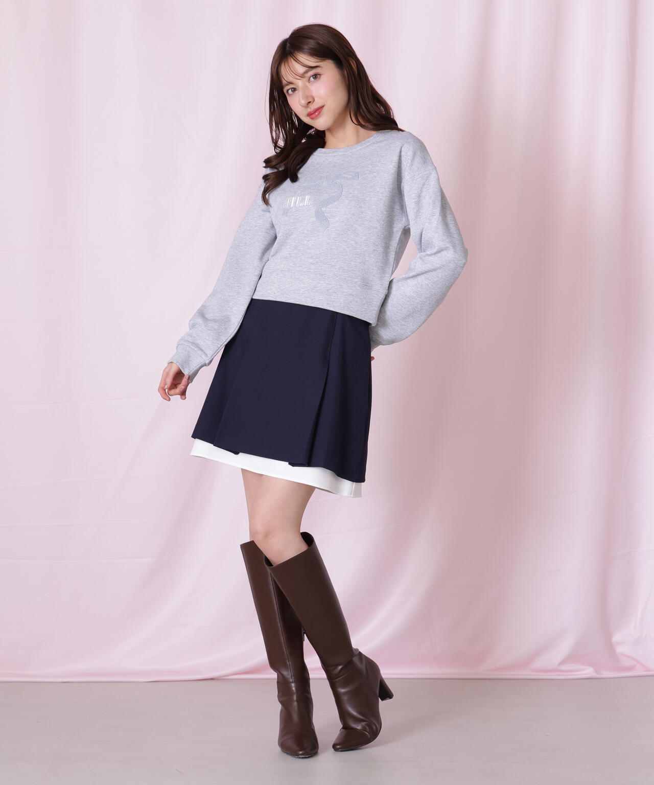 <セットアップ対応>ベーシックツイルスカート