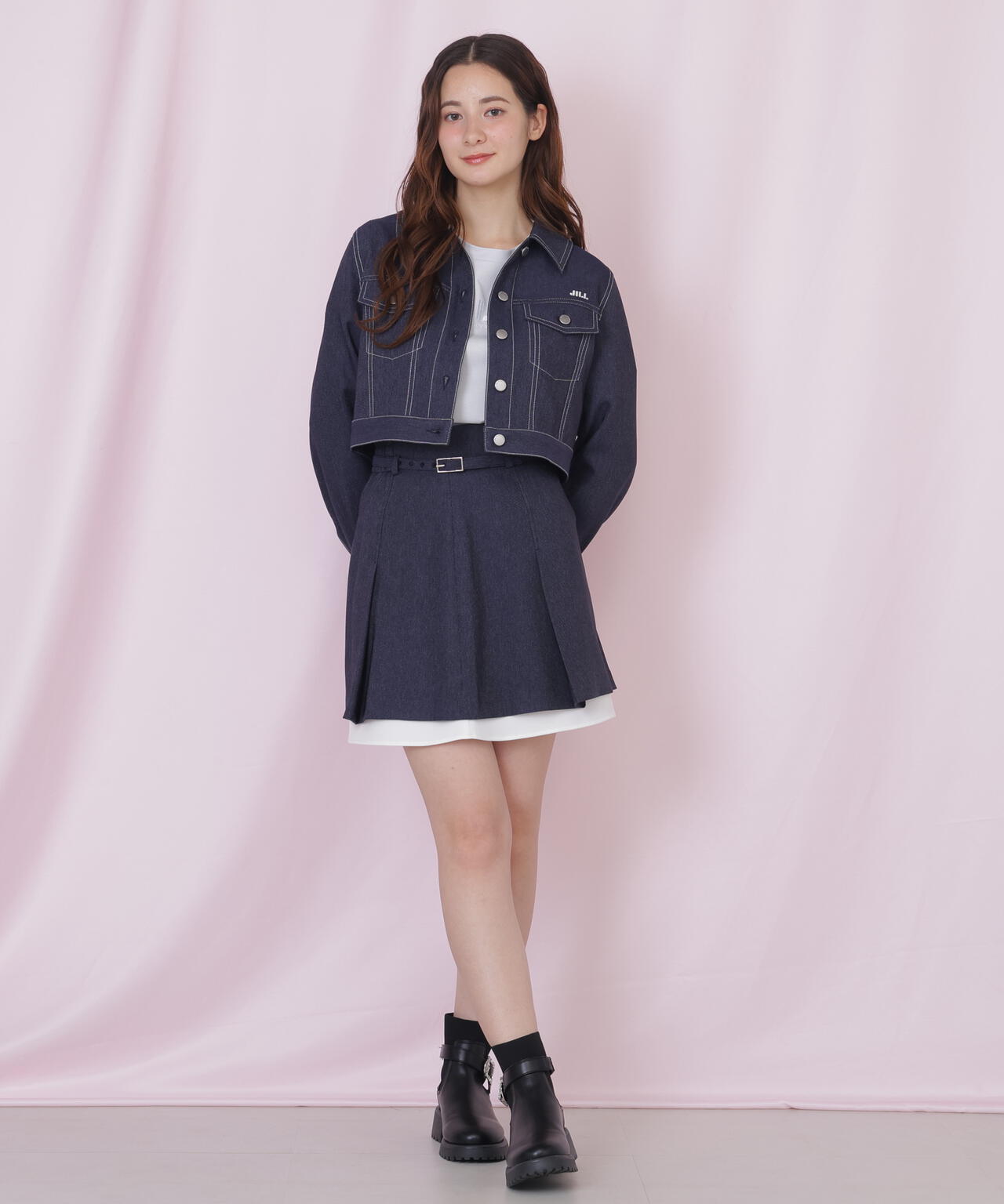 <セットアップ対応>ベーシックツイルスカート