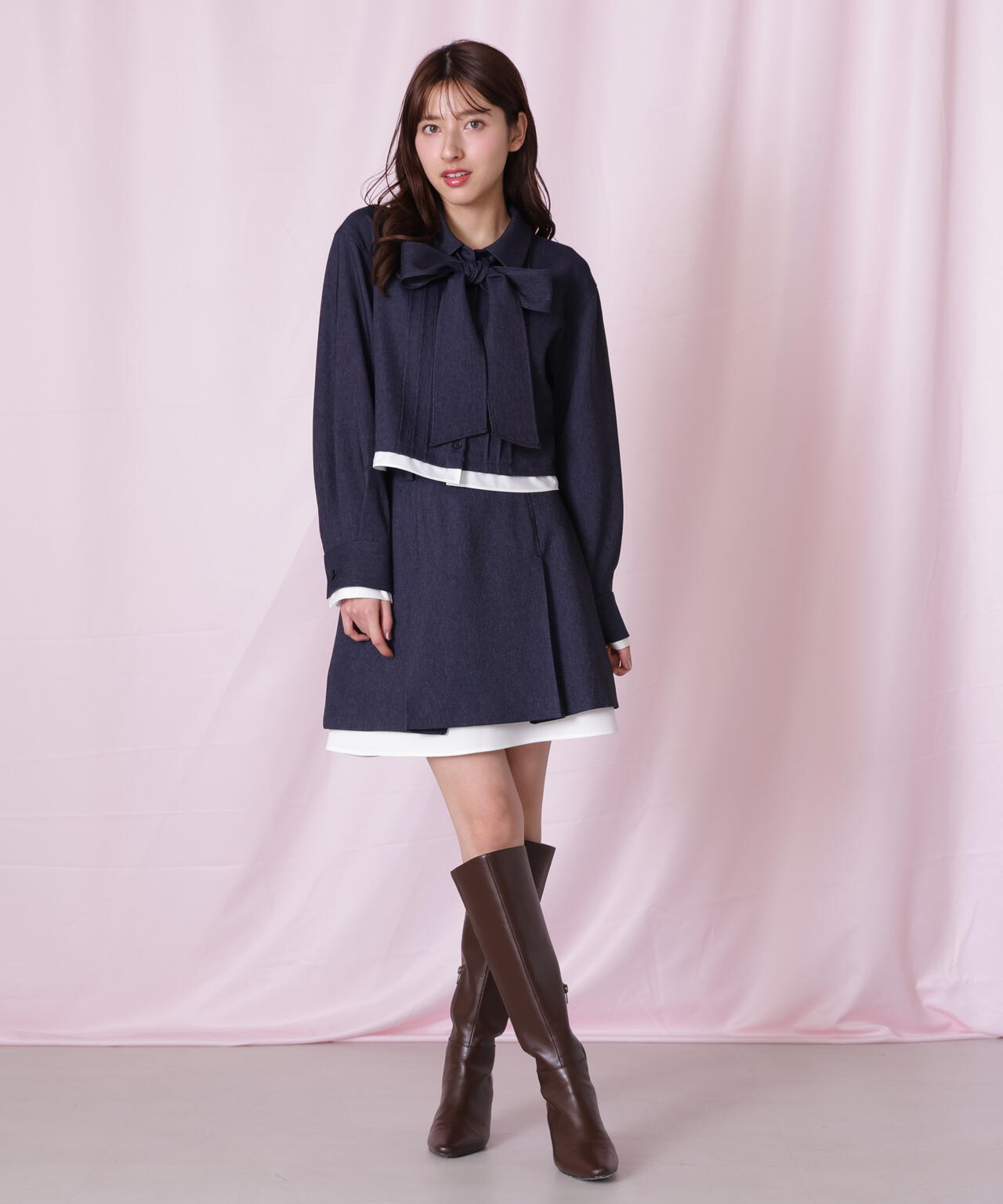 <セットアップ対応>ベーシックツイルスカート
