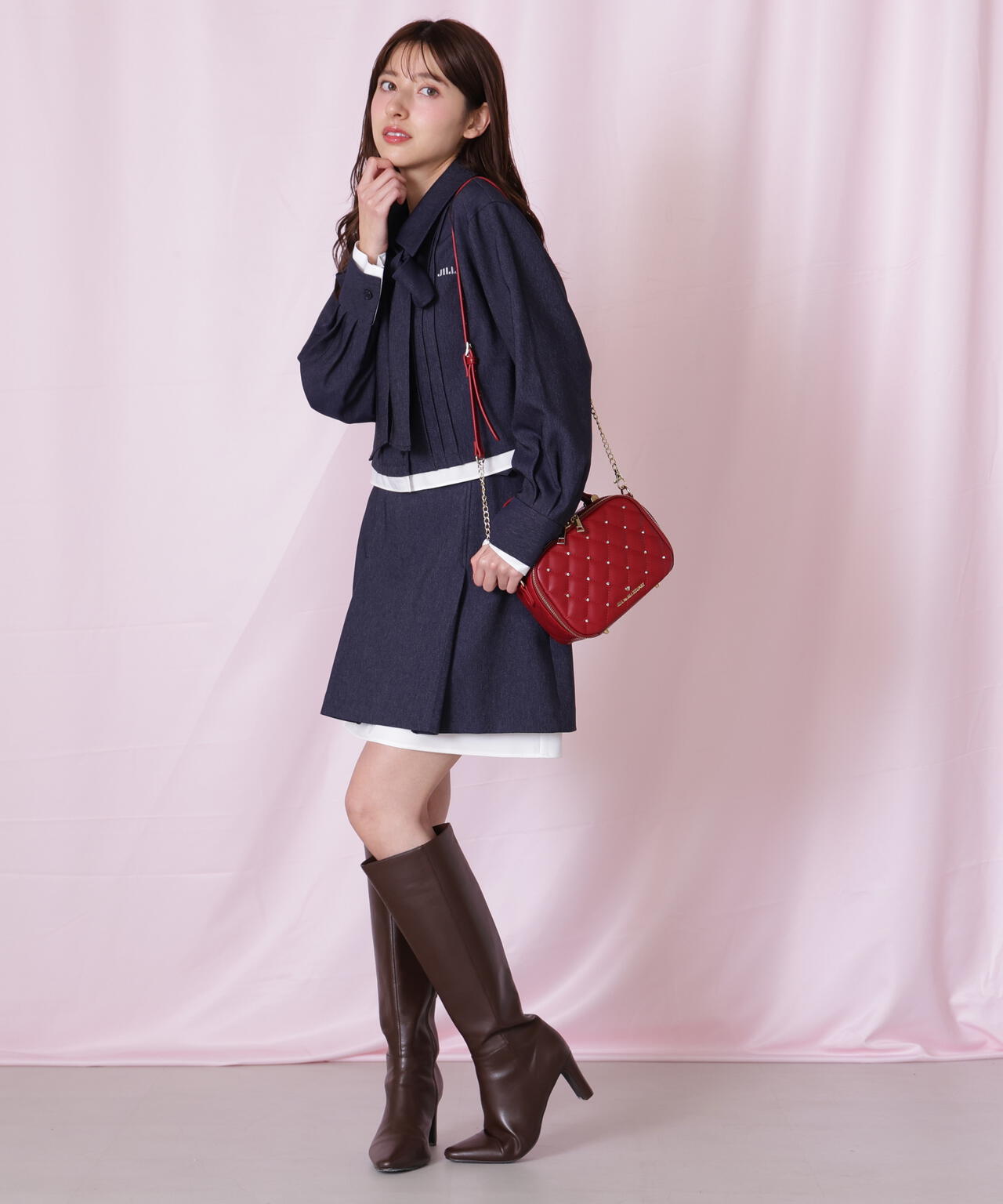 <セットアップ対応>ベーシックツイルスカート