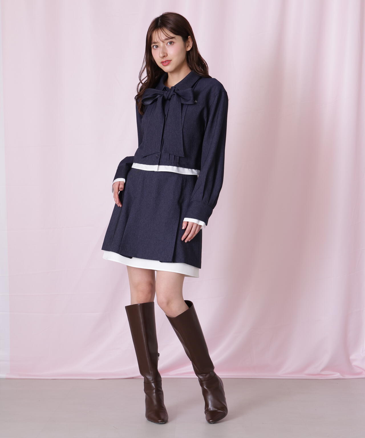 <セットアップ対応>ベーシックツイルスカート