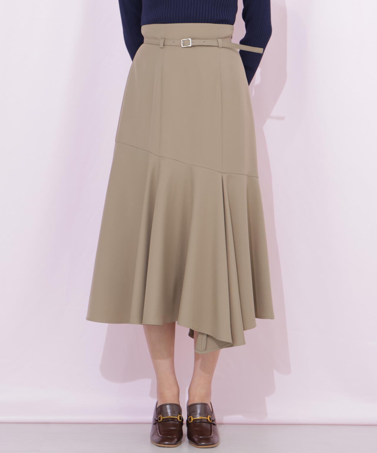 イレギュラーヘムマーメイドスカート