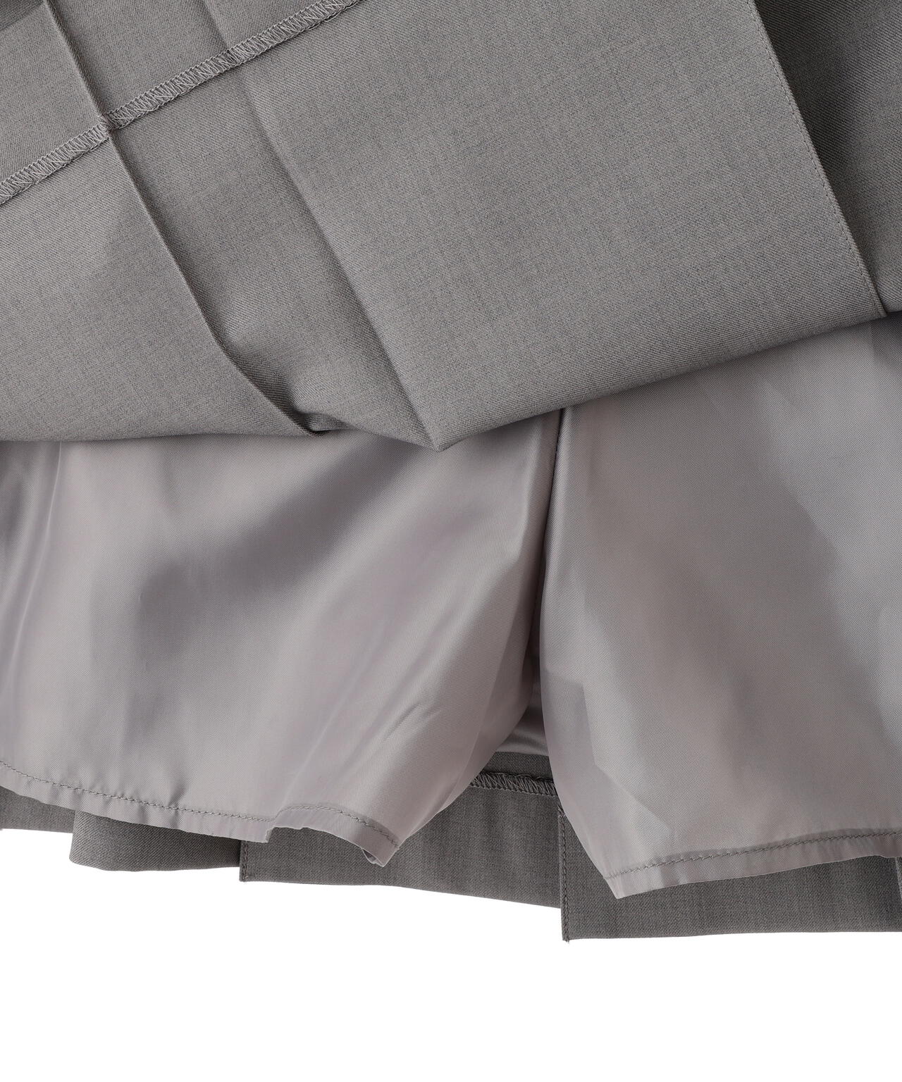 セットアップ対応プリーツミニスカート