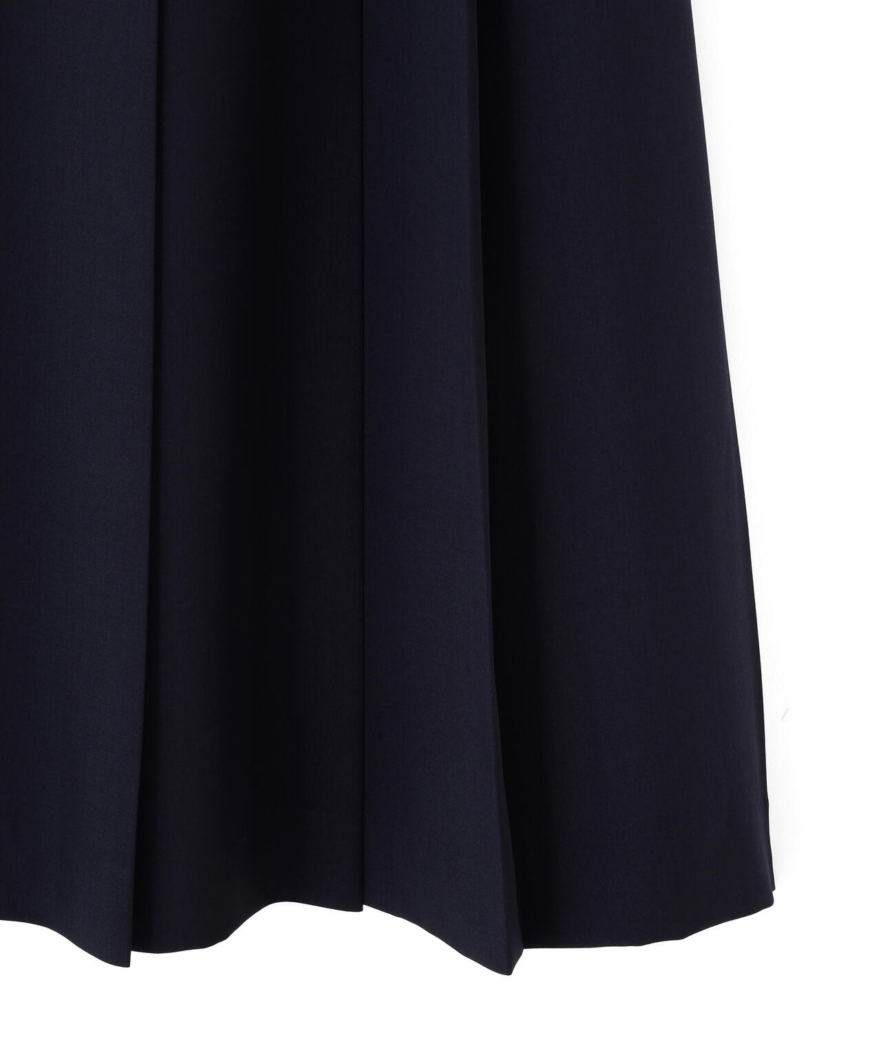 サイドベルトプリーツスカート