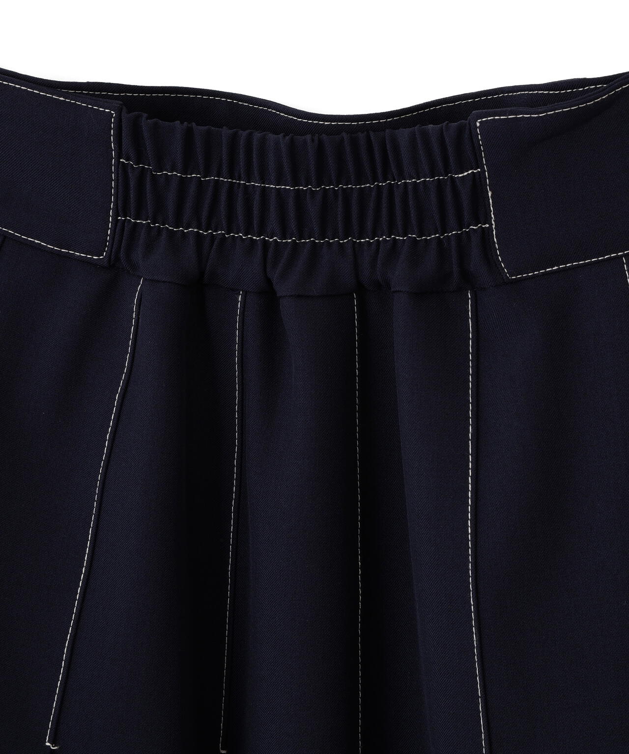 サイドベルトプリーツスカート