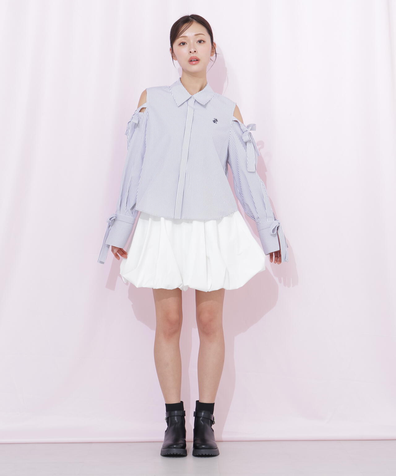 インパン付きバルーンミニスカート