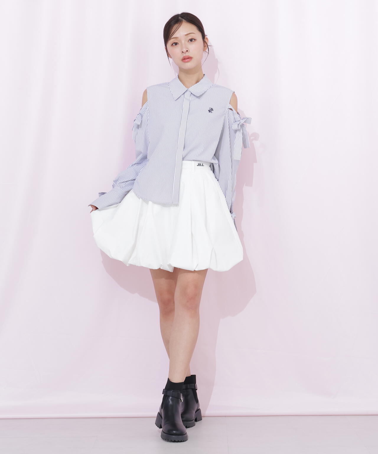 インパン付きバルーンミニスカート