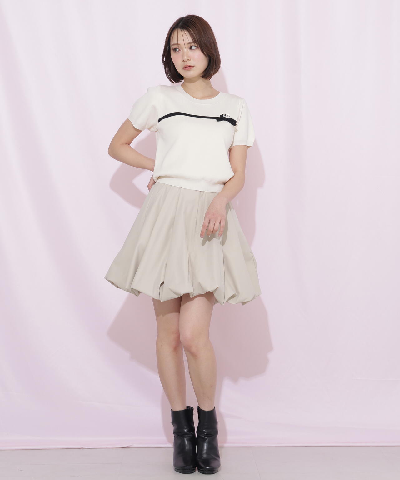 インパン付きバルーンミニスカート