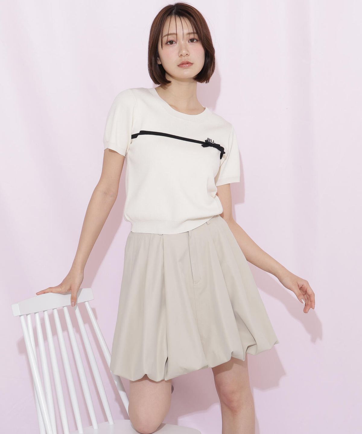 インパン付きバルーンミニスカート