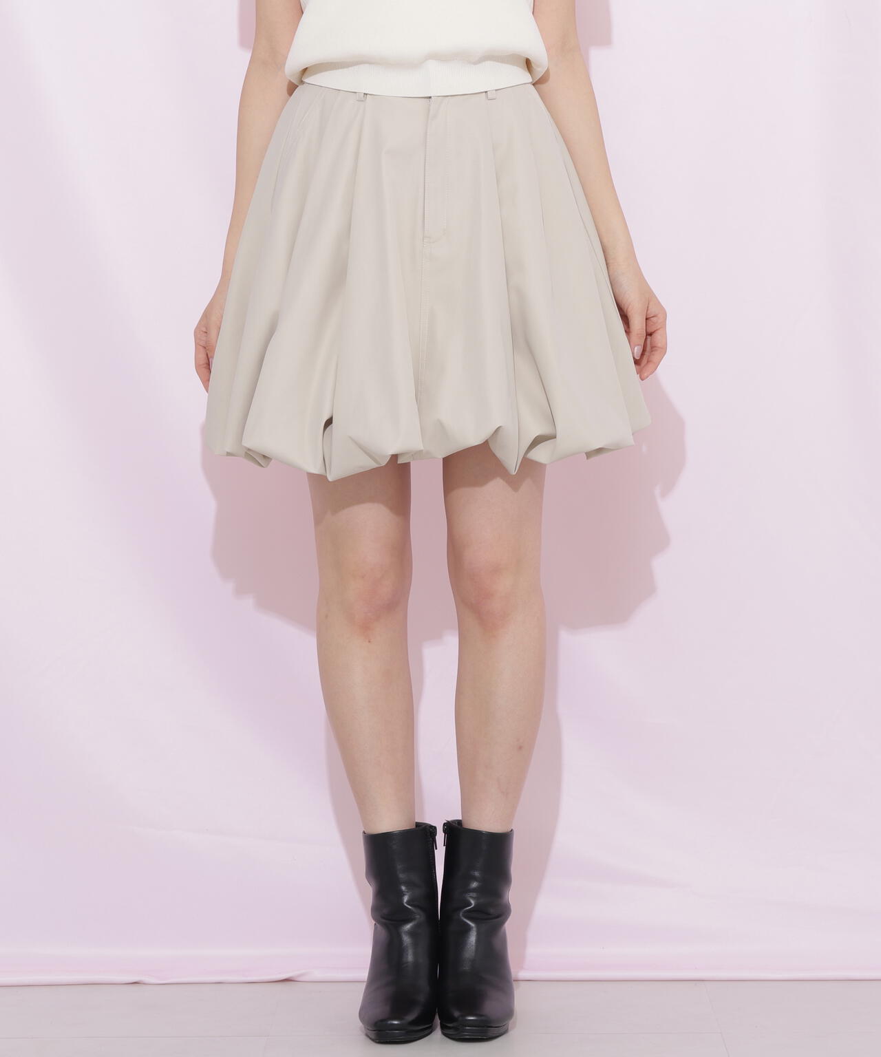 インパン付きバルーンミニスカート