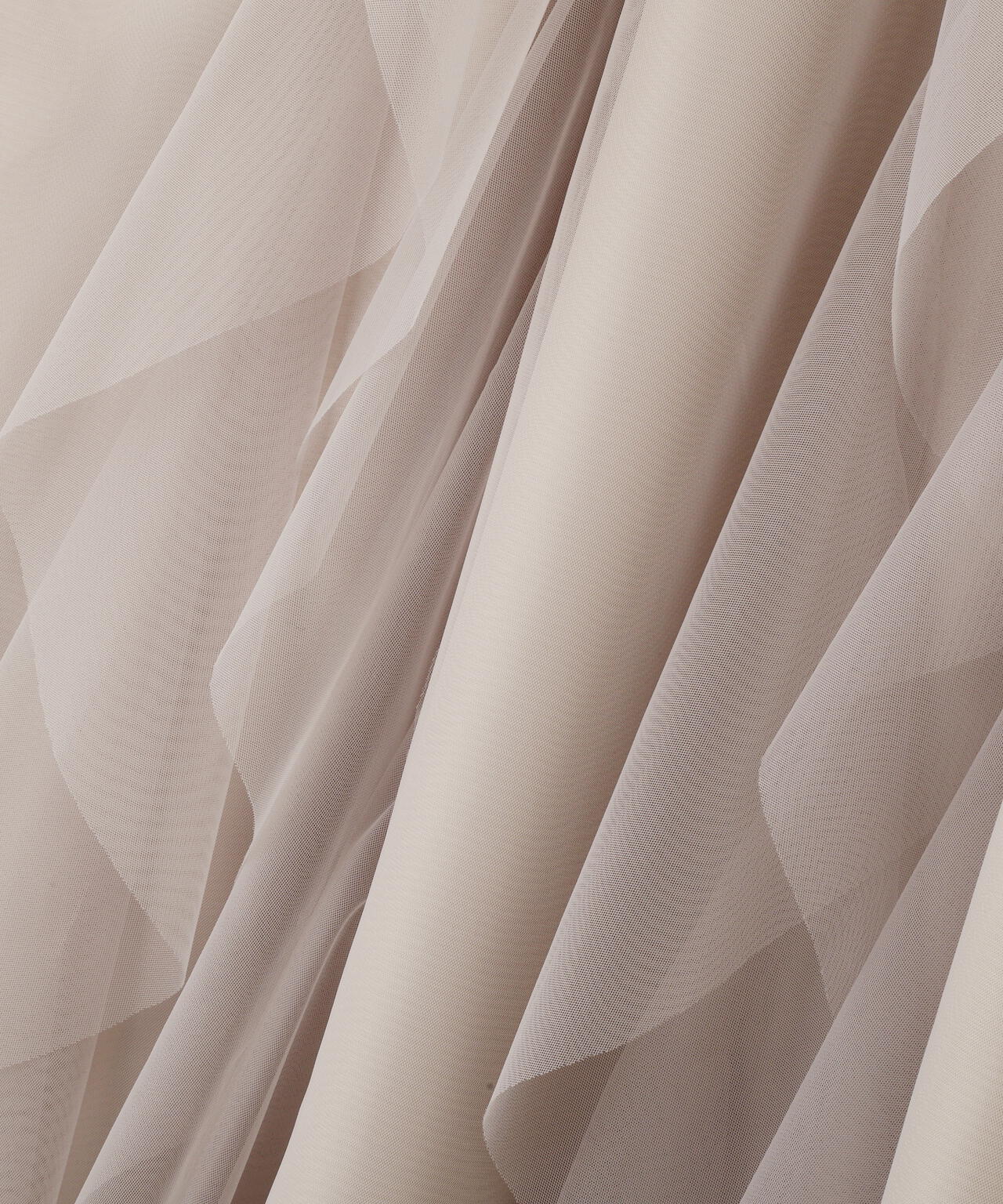 縦ラッフルシアースカート