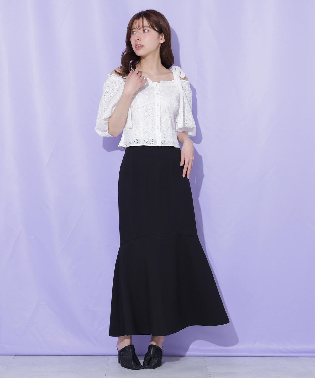 161cm 着用サイズ:FR