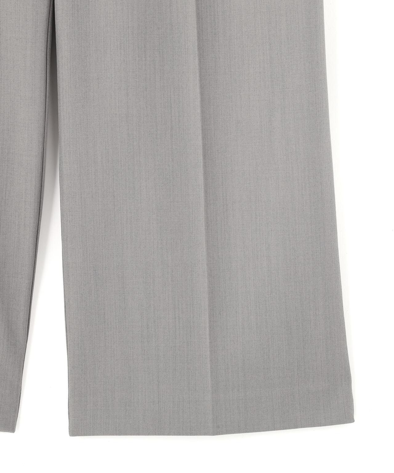 <セットアップ対応>太ベルト付きスラックスパンツ