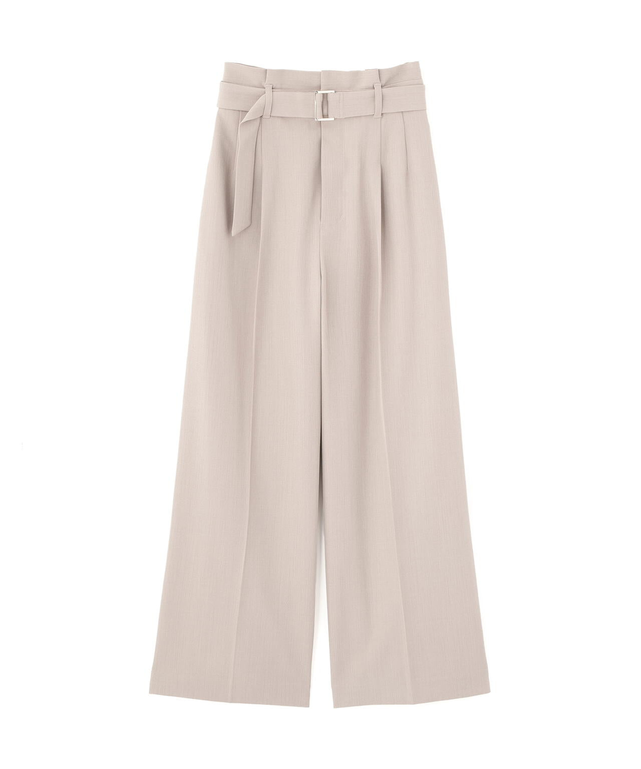 <セットアップ対応>太ベルト付きスラックスパンツ