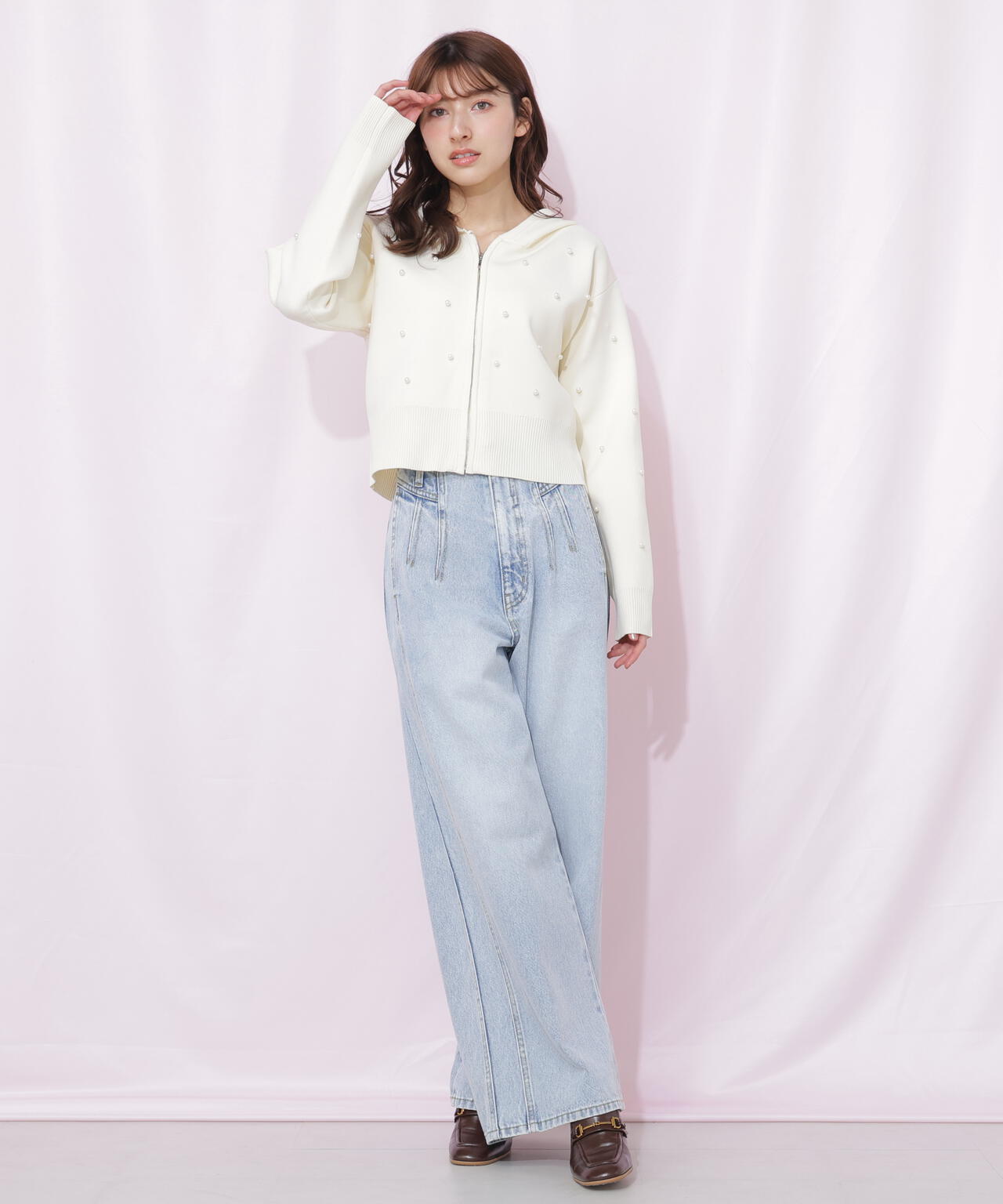 構築パネルワイドデニム