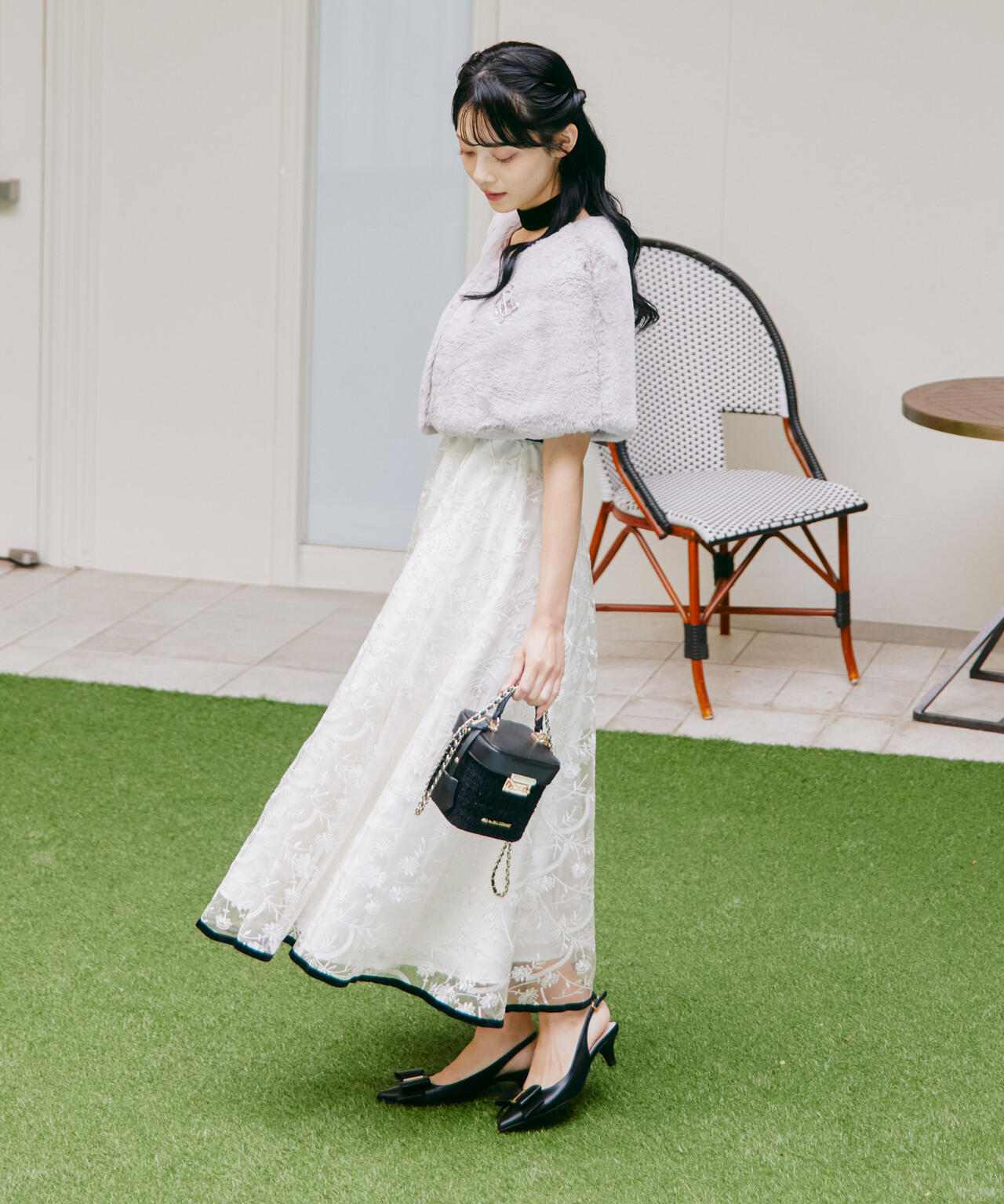 <mikuさんコラボ>エンブロイダリーレースドレス