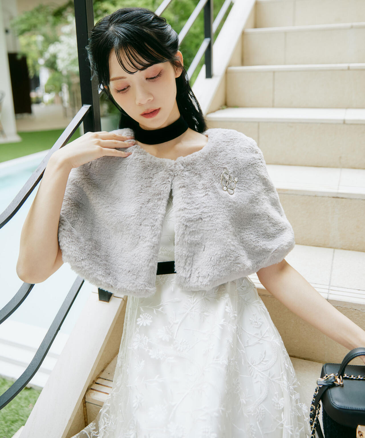 <mikuさんコラボ>エンブロイダリーレースドレス