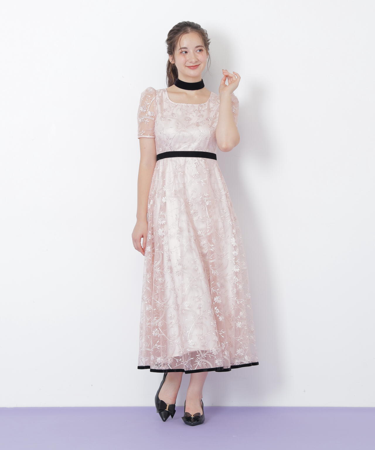 <mikuさんコラボ>エンブロイダリーレースドレス