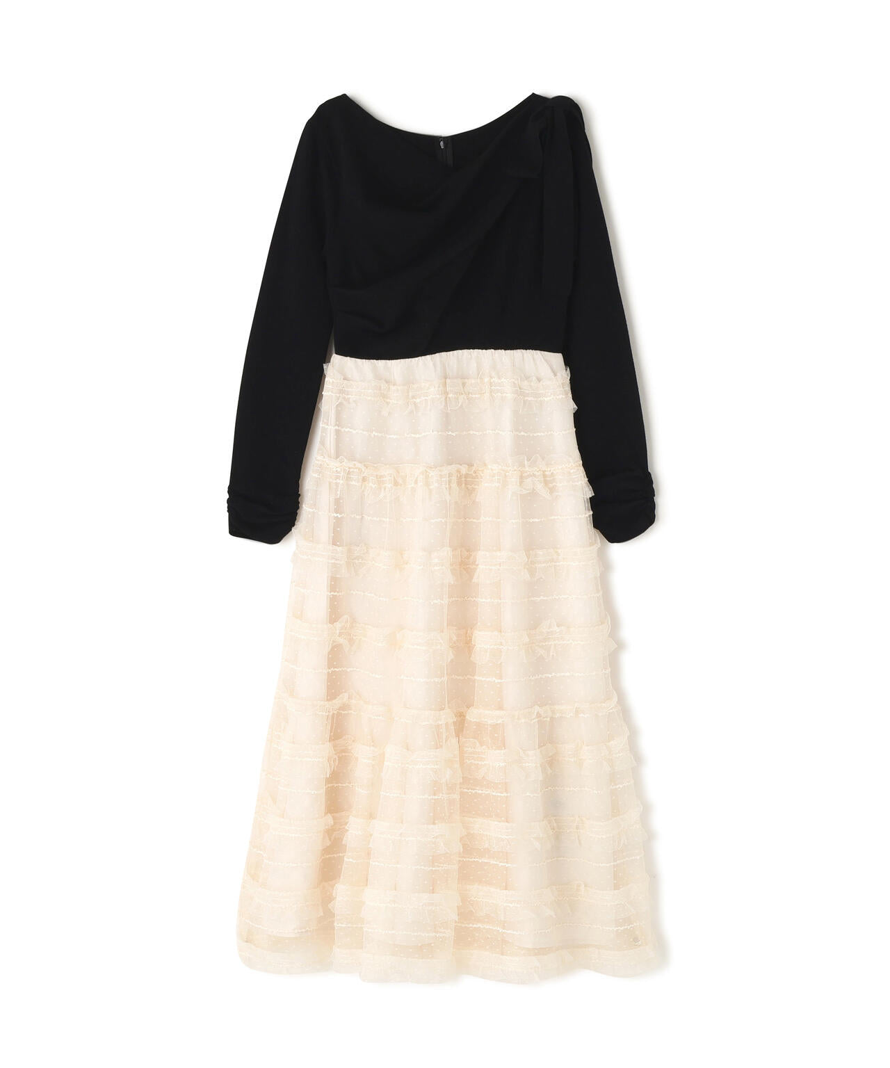 フリルチュールドッキングワンピース