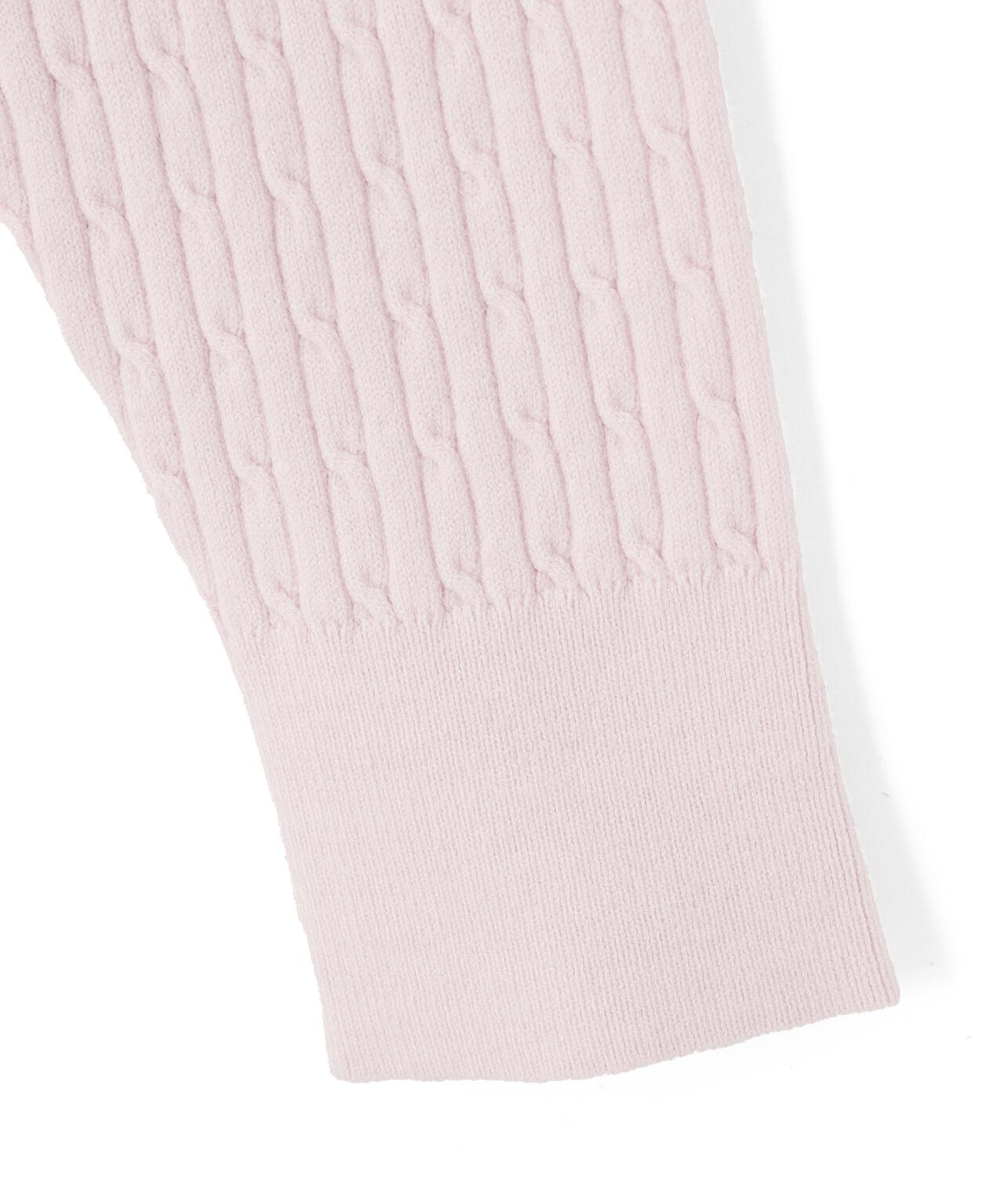 ケーブルニットパーカーセットアップ