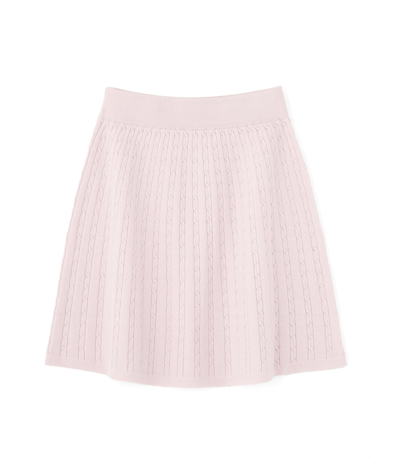 ケーブルニットパーカーセットアップ