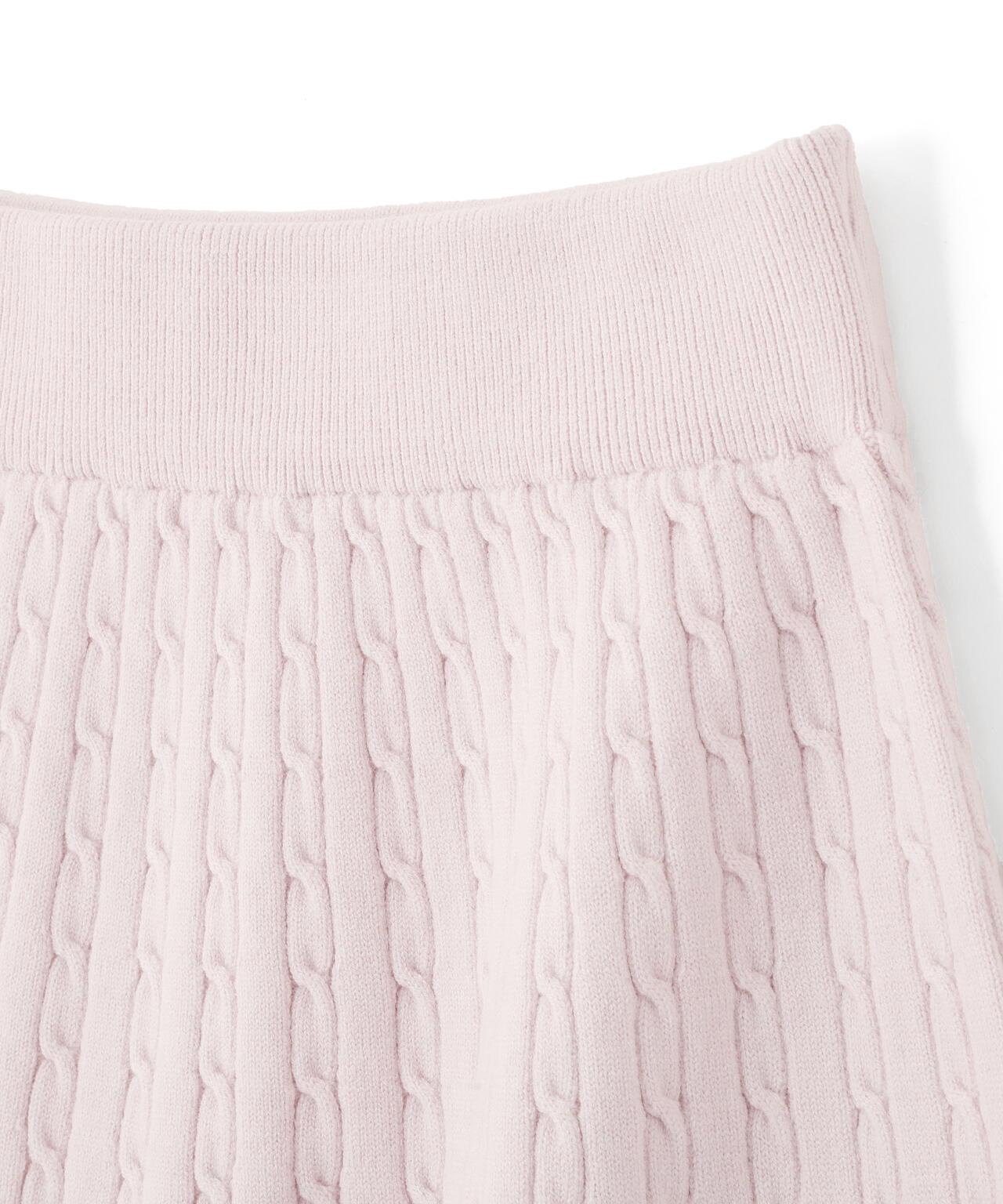 ケーブルニットパーカーセットアップ