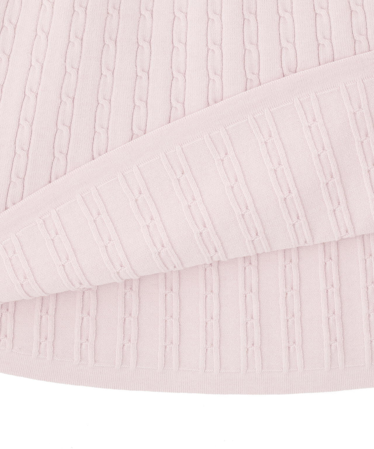 ケーブルニットパーカーセットアップ