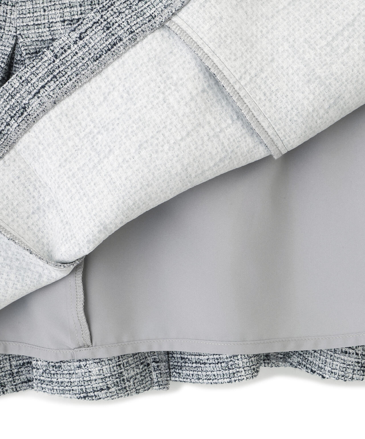 ツィードミニワンピース