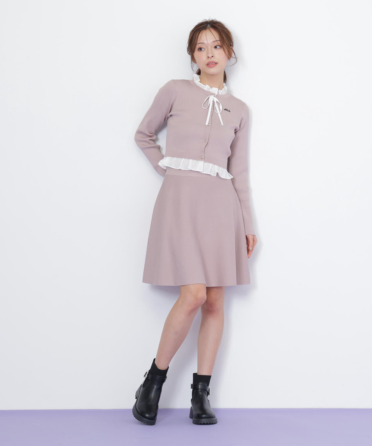 レイヤードミニニットアップ