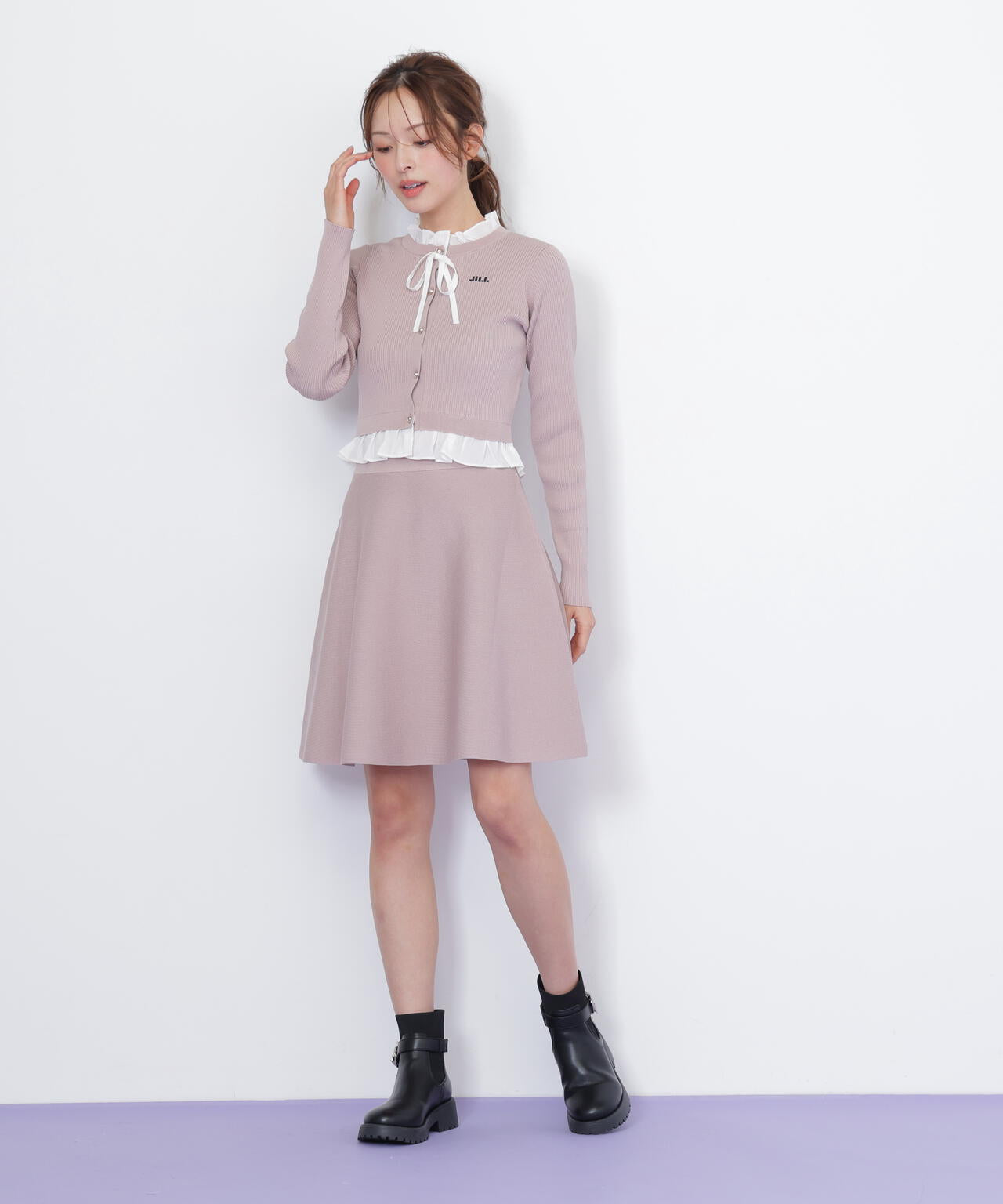 レイヤードミニニットアップ