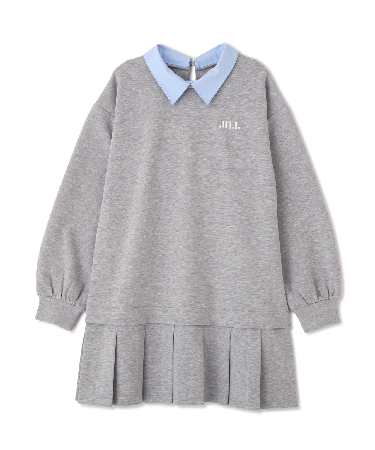 スウェットプリーツミニワンピース