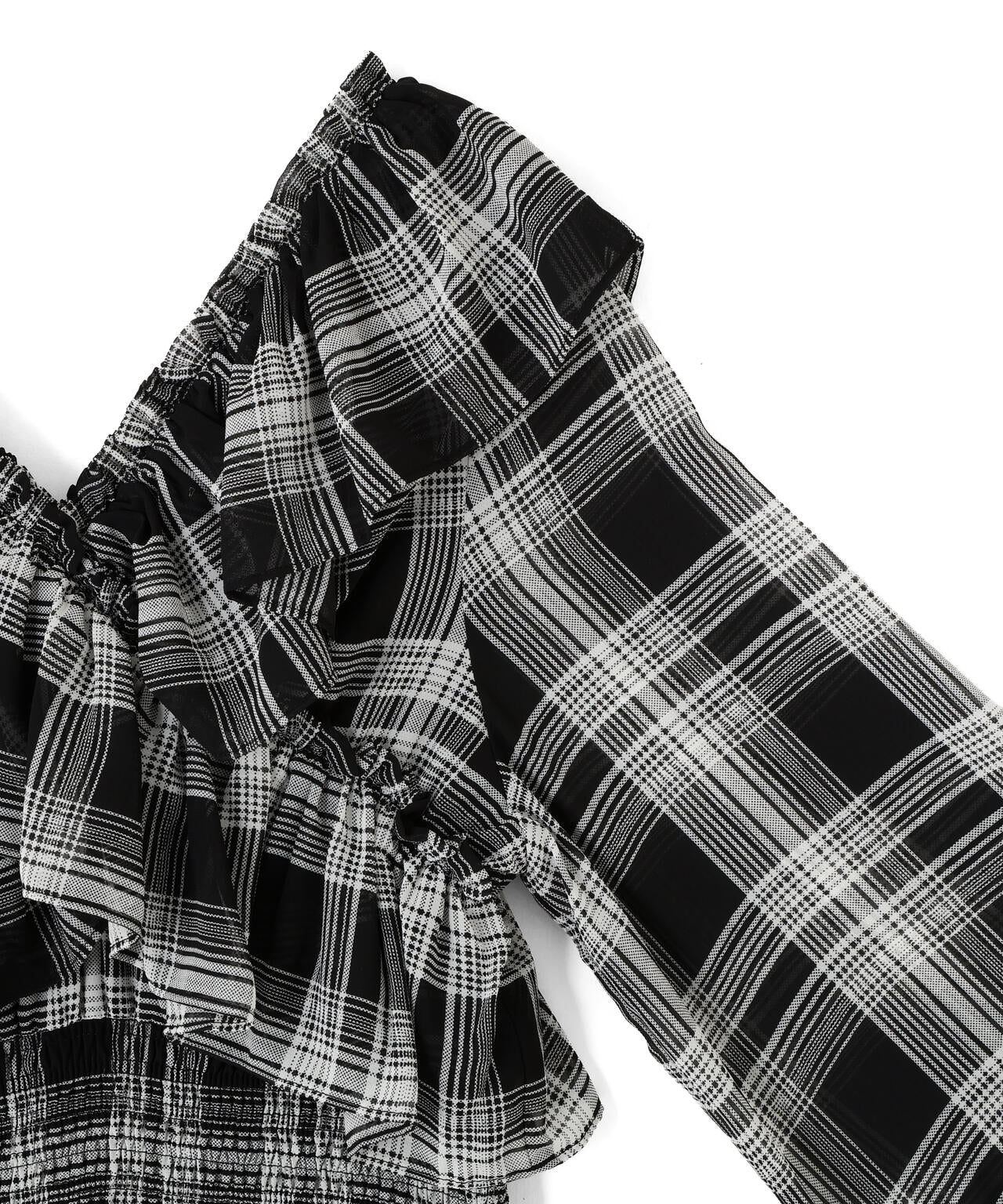 クロスフリルワンピース