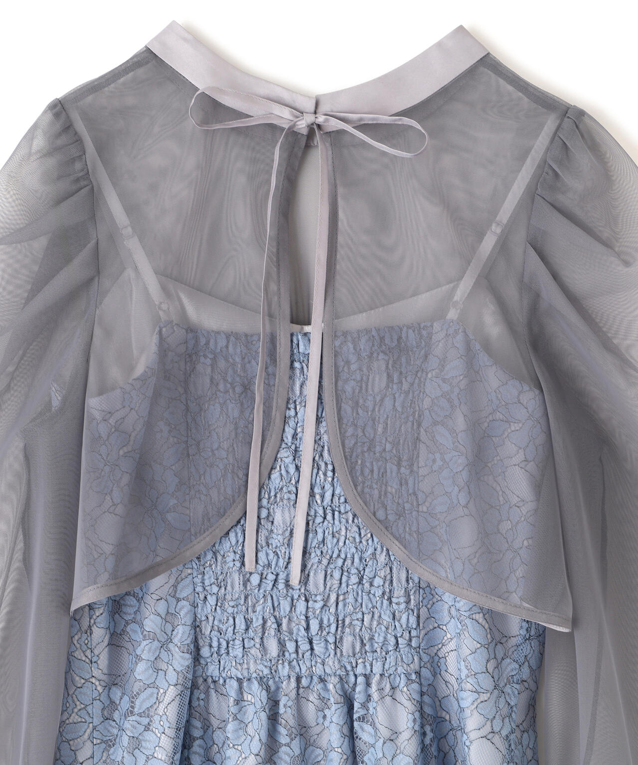 レイヤードレースキャミワンピース