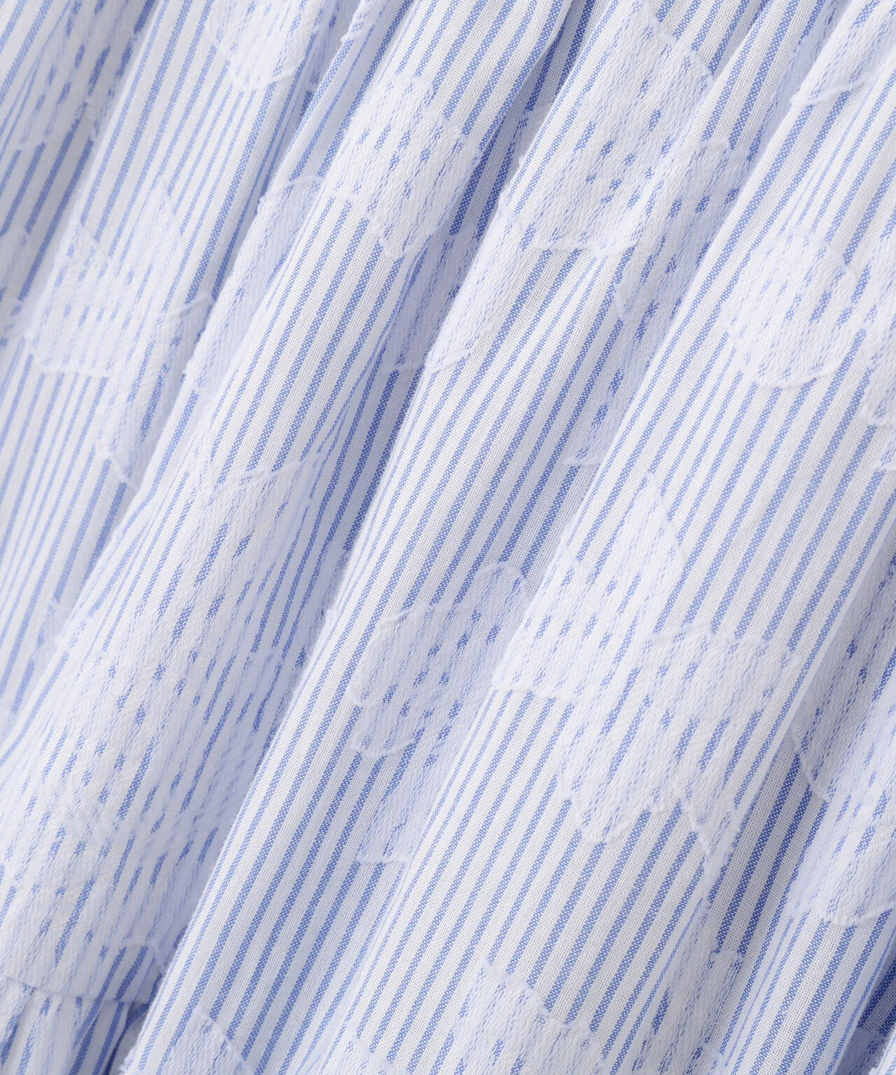 ストライプジャガードシャツワンピース