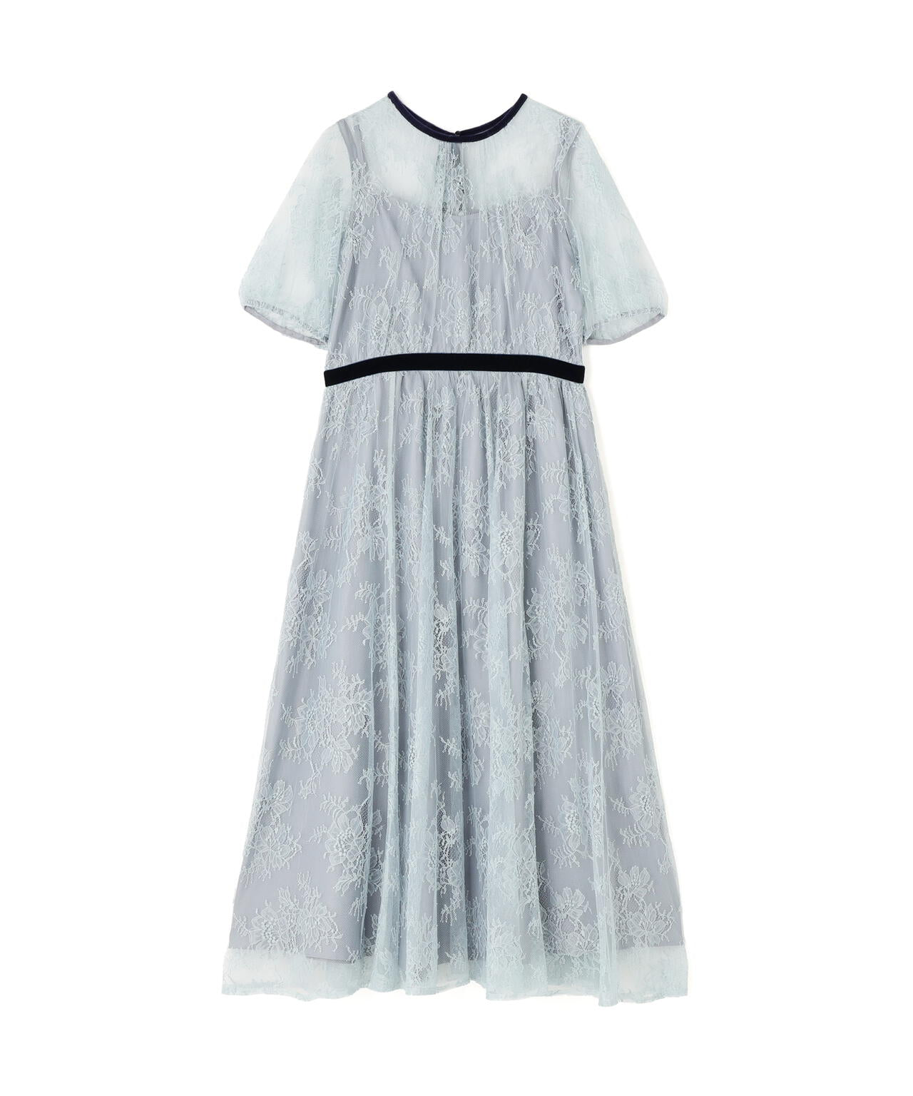 ベロアリボンシアーワンピース