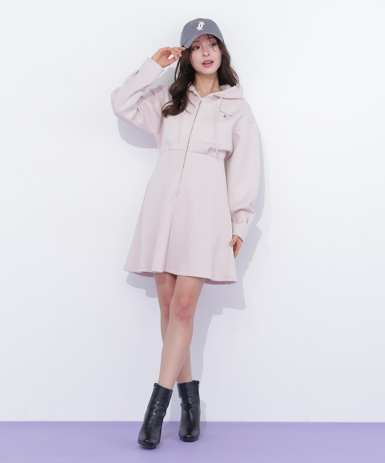 ダイバーフーディーミニワンピース