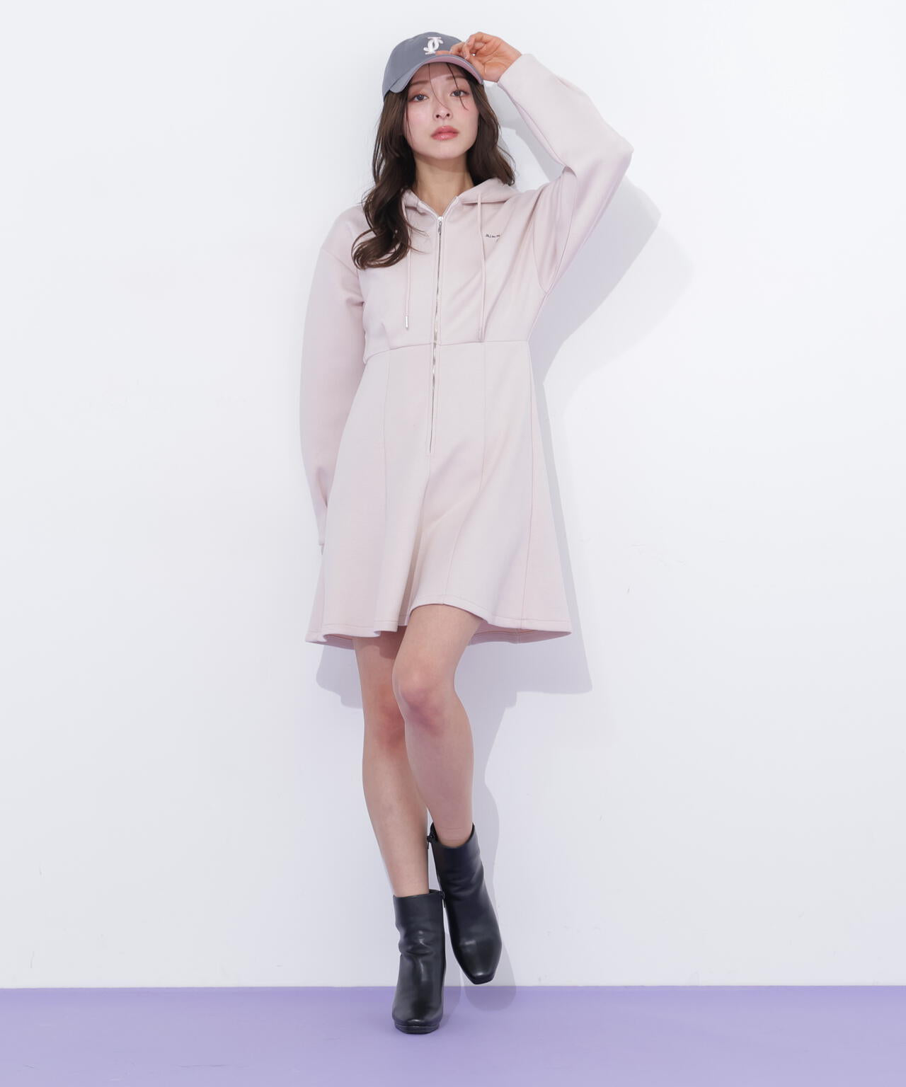 ダイバーフーディーミニワンピース