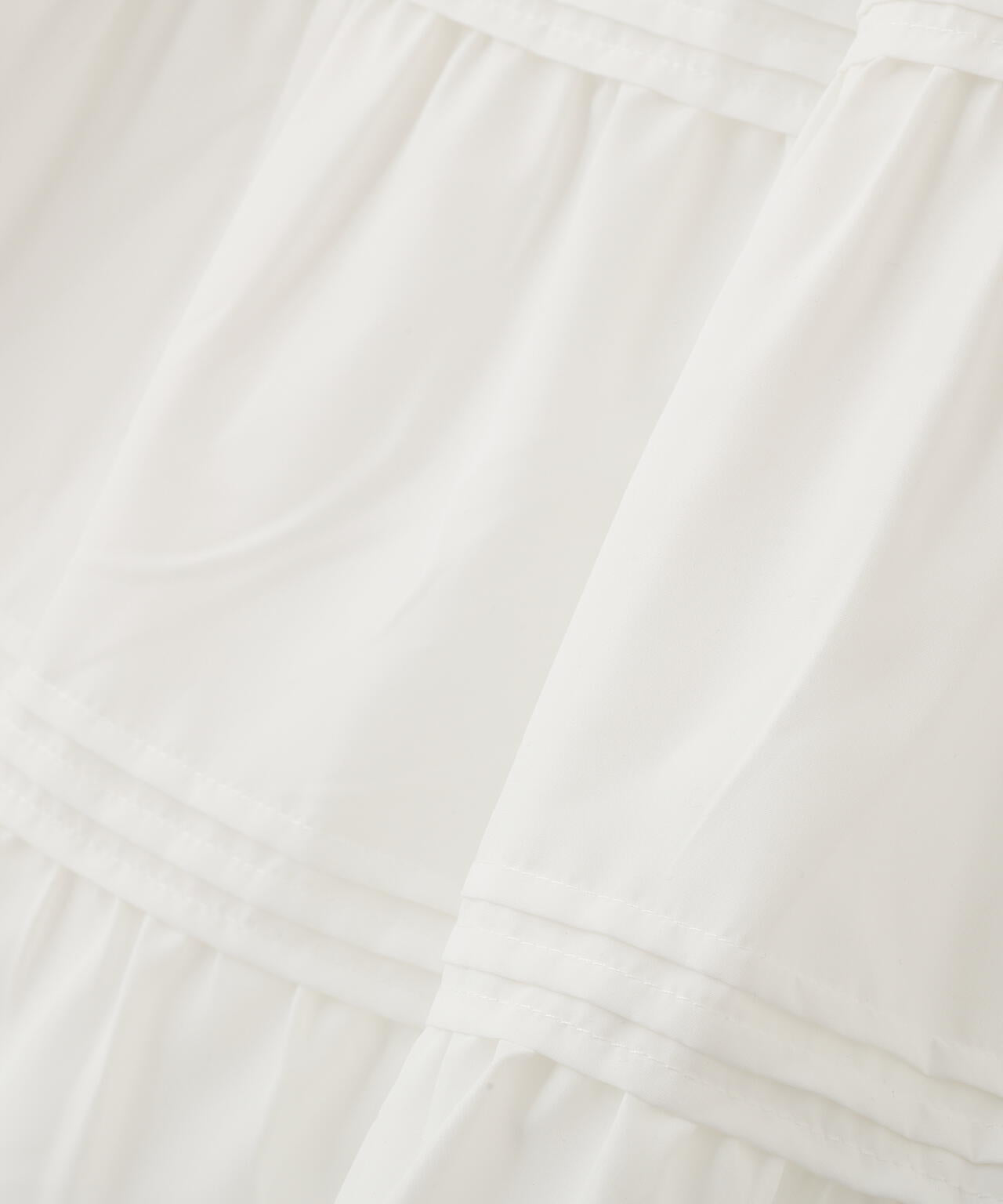 ビッグカラーパーカーティアードミニスカートセット