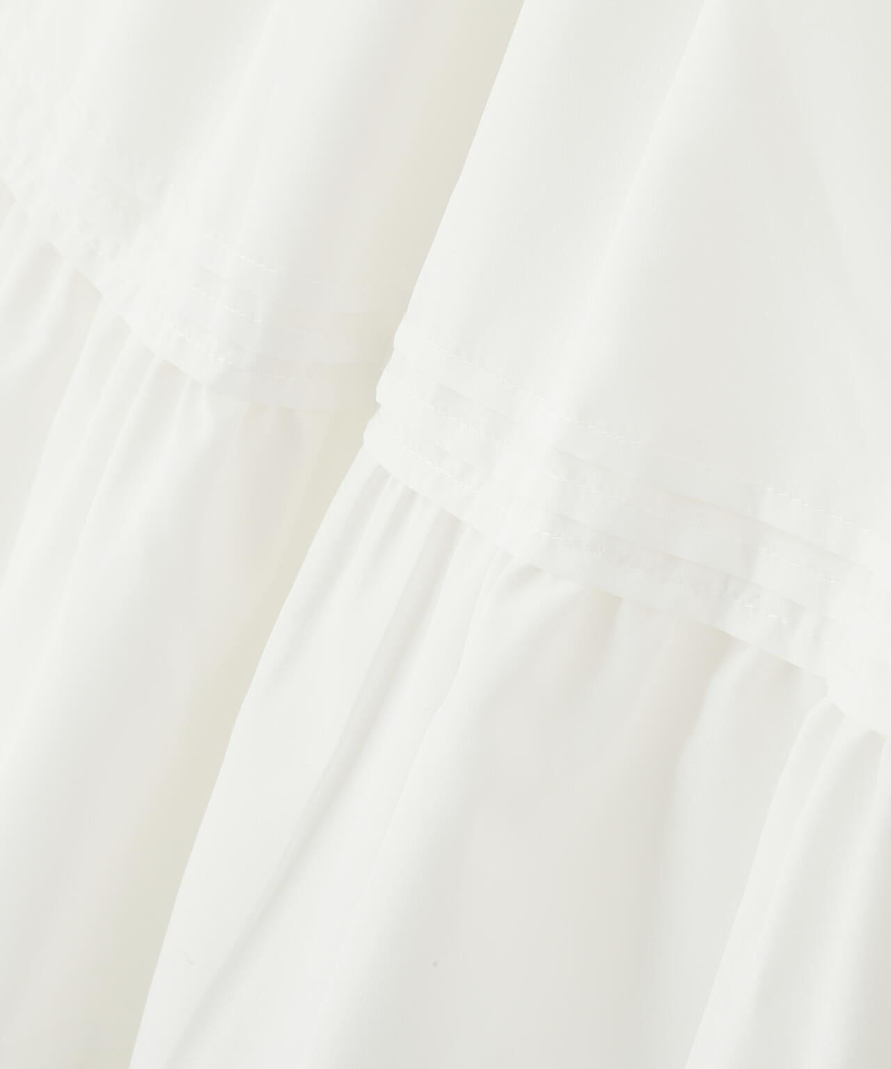 ビッグカラーパーカーティアードミニスカートセット