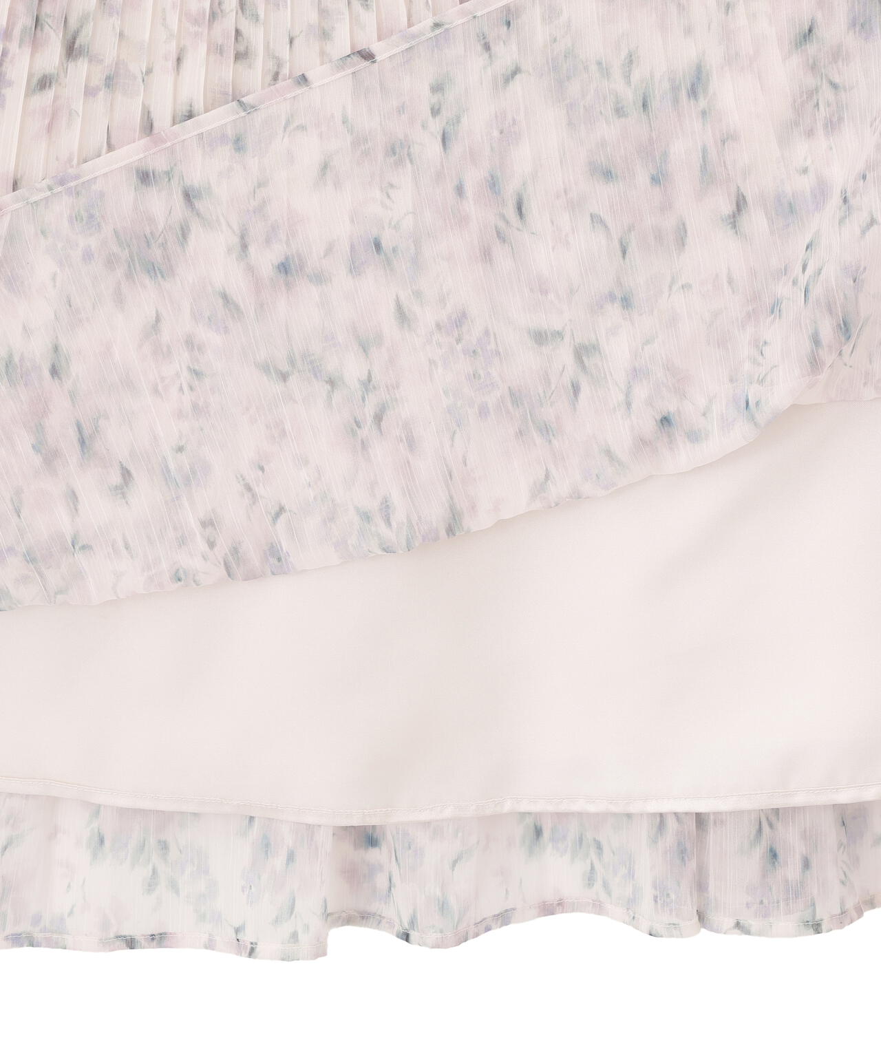 ぼかしフラワープリントワンピース