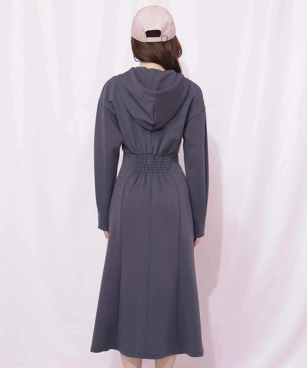 ダイバーフーディーロングワンピース