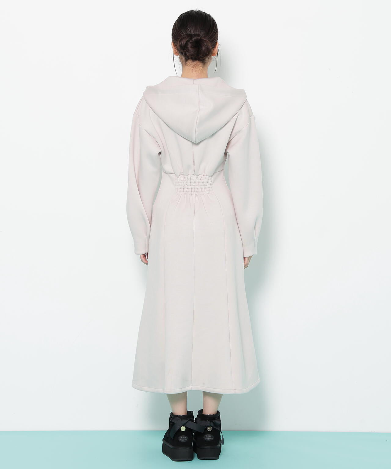 ダイバーフーディーロングワンピース