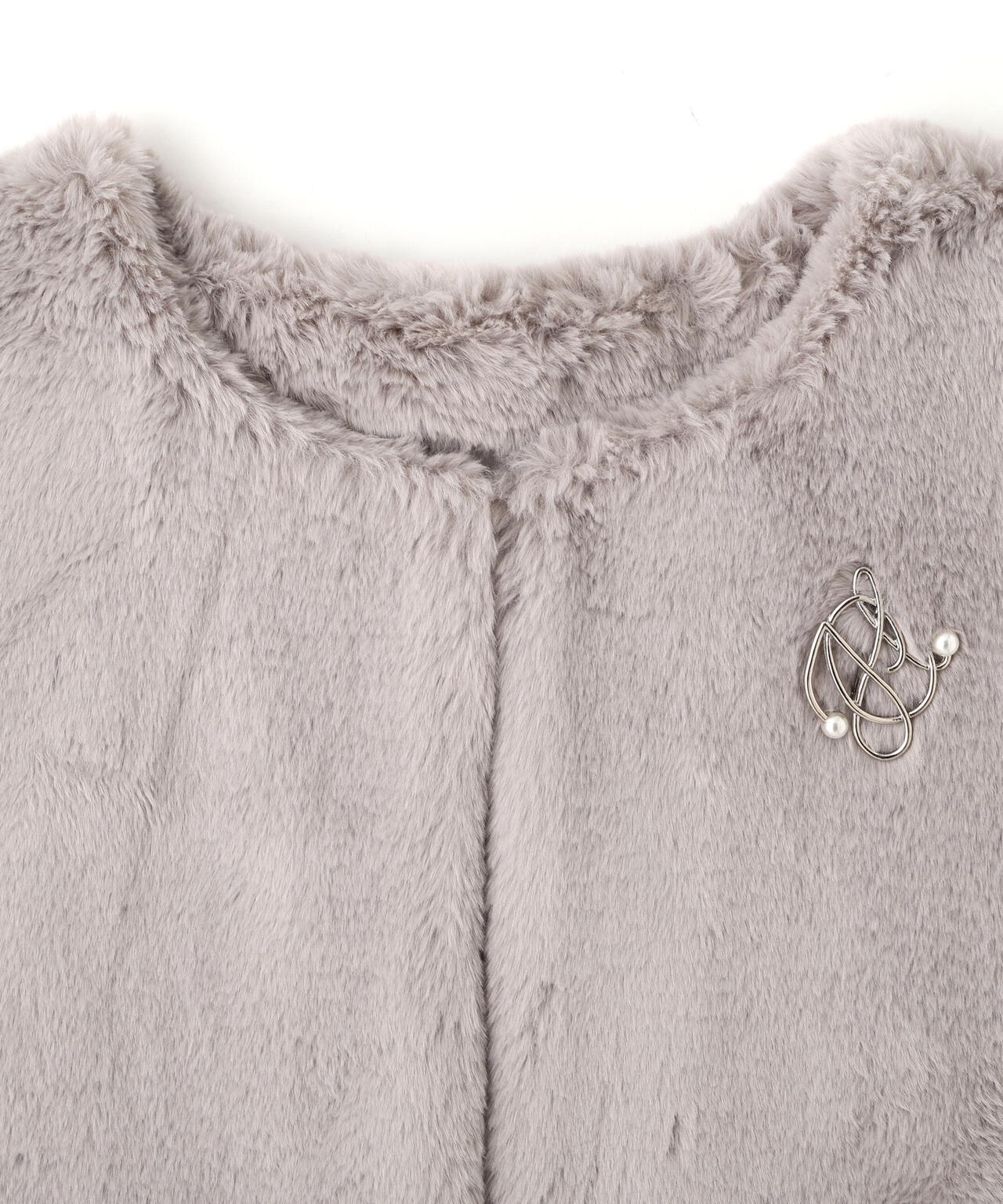 <mikuさんコラボ>フェイクファーケープ