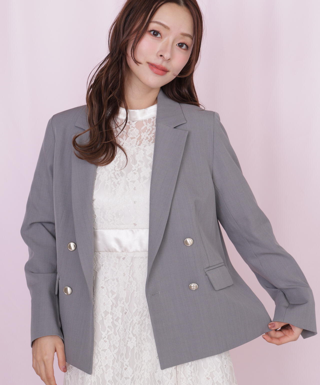 <セットアップ対応>ベーシックツイルジャケット