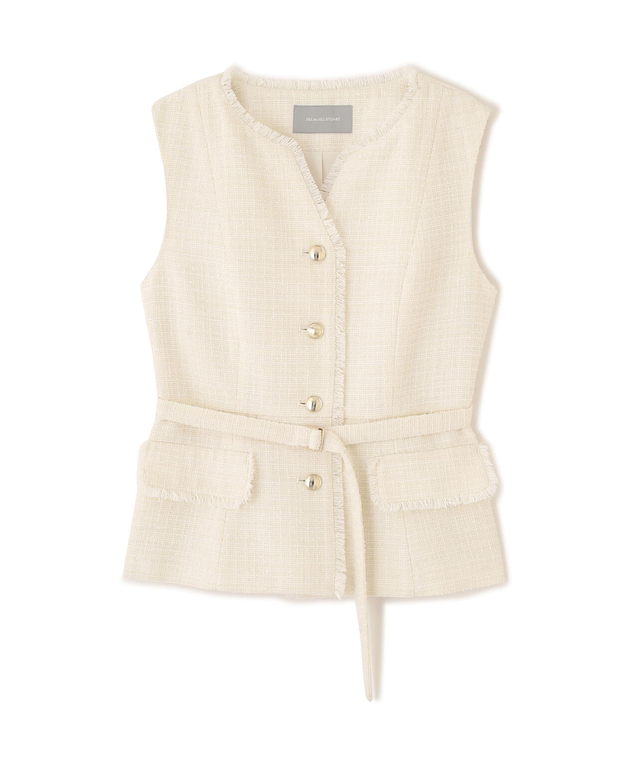 ベルト付きツィードジレ