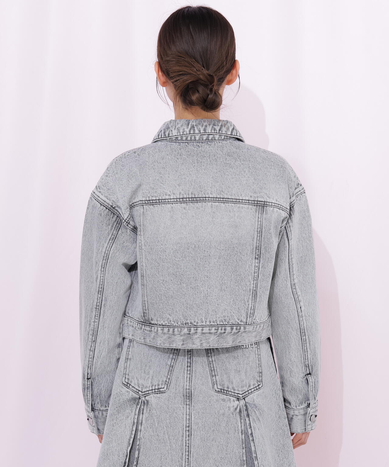 構築パネルデニムジャケット