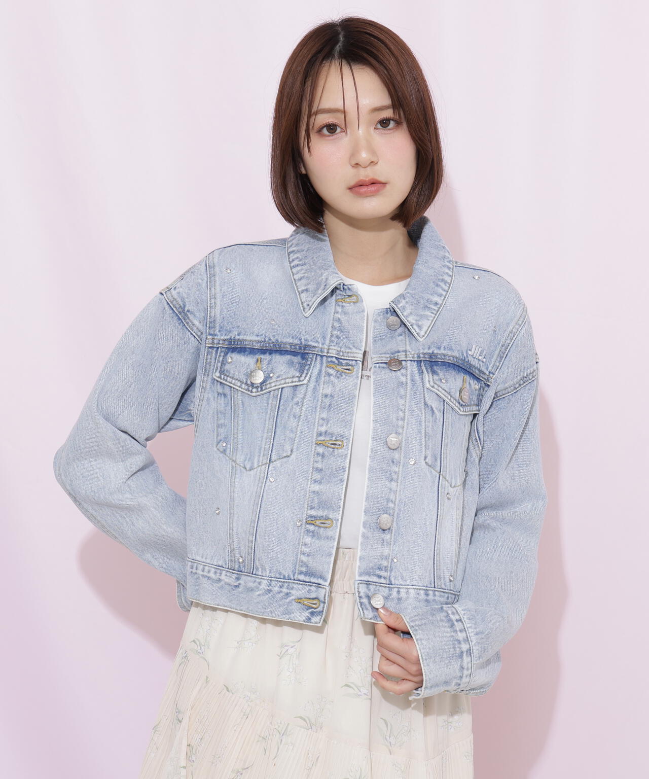 構築パネルデニムジャケット