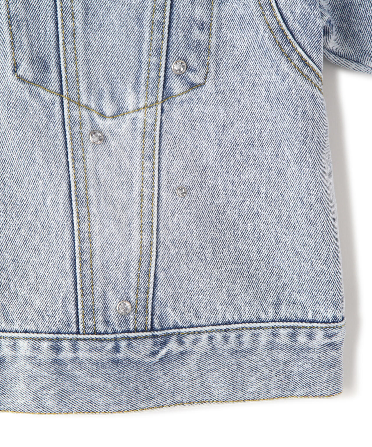 構築パネルデニムジャケット