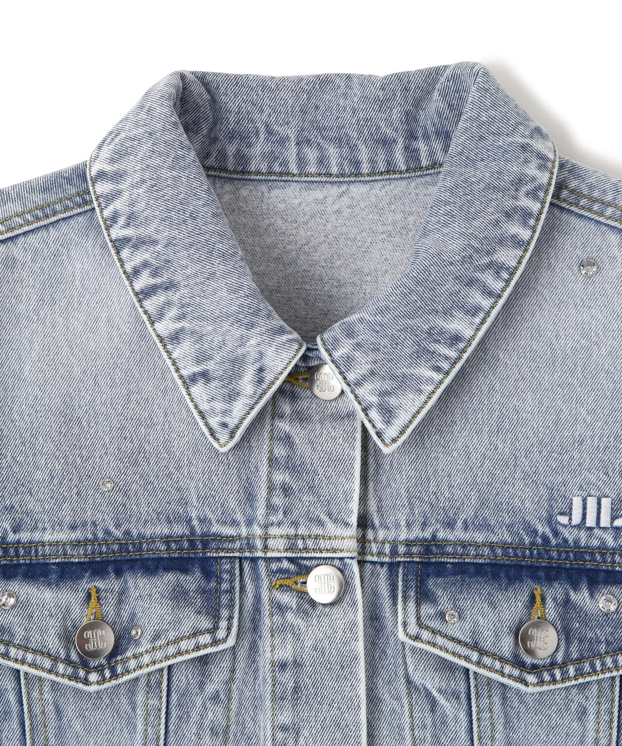 構築パネルデニムジャケット