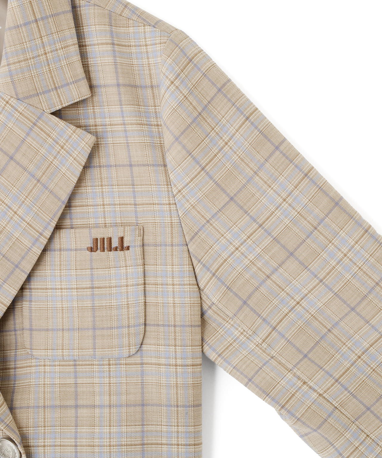 セットアップ対応ショート丈テーラードジャケット